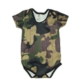 Body Bebê Camuflado Woodland
