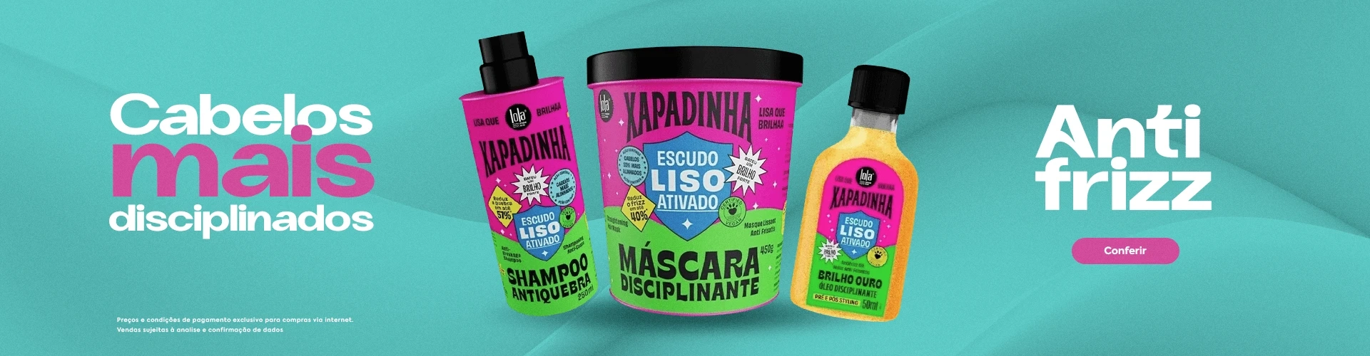 Cabelos mais Disciplinados Anti Frizz