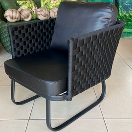 Poltrona em Alumínio e Tricô Náutico Espanha