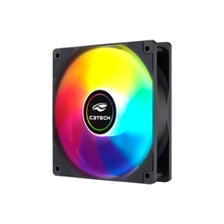 Cooler Gabinete C3tech 120MM Preto ARGB - F9-L260BK