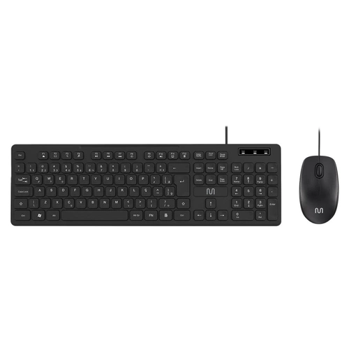 Kit Teclado e Mouse Com Fio Cf300 Usb 1200dpi Teclas Chocolate - Tc310