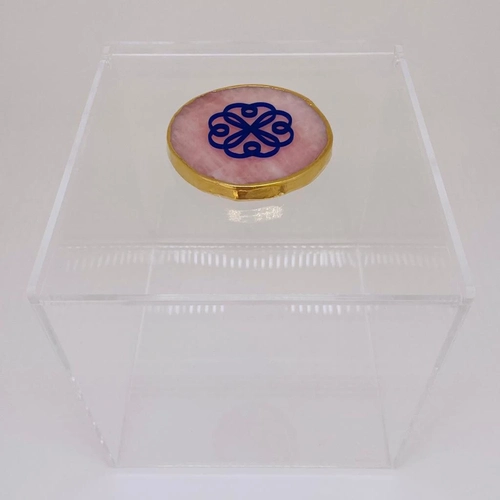 Caixa Seringas da semana Quartzo  - Logo alto relevo inicial ou desenho