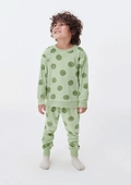 Pijama Manga Longa Plush Smile Verde Hering - Masculino