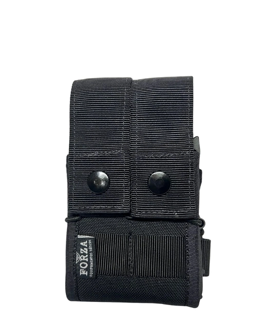 Porta Carregador duplo de Pistola Horizontal- Preto