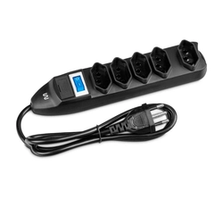 Filtro de Linha 5 Tomadas Preto Wi297