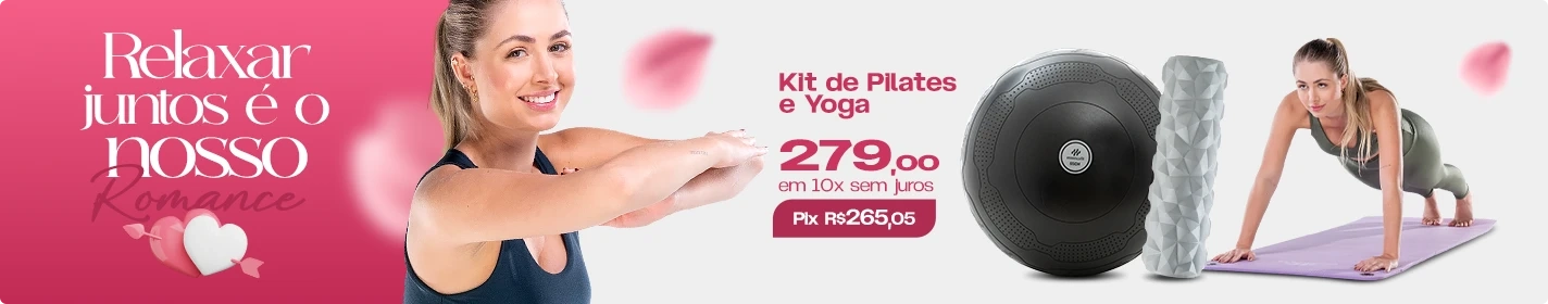 Kit Pilates e Yoga Essencefit