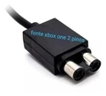 Fonte Xbox One Fat Bivolt Cabo De Energia Compativel 110/220