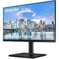 Monitor Samsung 24 Full Hd 75hz Ips Ajuste de Altura Rotação Inclinação Hdmi Dp Usb Freesync - Lf24t450fqlmzd