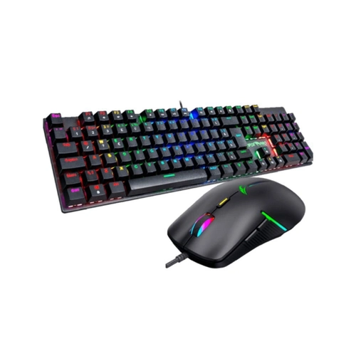 Kit Gamer Teclado Mecanico E Mouse Usb 800/1200/1400/4800/6400/20000dpi Mamba Viper Pro