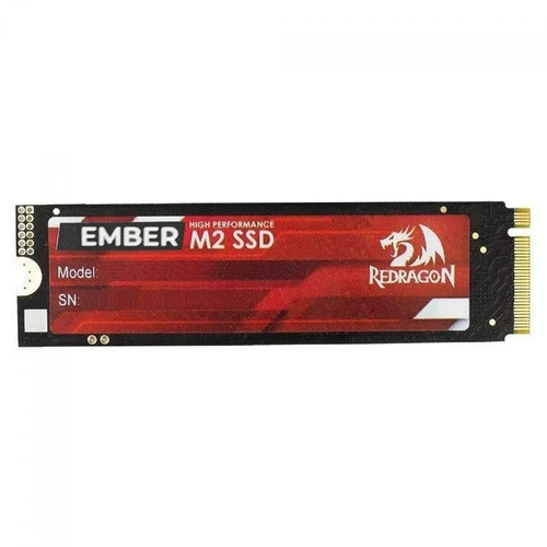 SSD 512gb Redragon Ember M.2 Pcie 3.0 Leitura 2100mb/s E Gravação 1800mb/s Gd-407