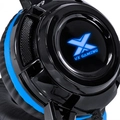 Fone de Ouvido Headset Gamer Taranis V2 P2 Com Microfone - Preto e Azul