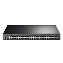 Switch Tp-link Gerenciável Giga L2+48 4s Sfp Poe - Tl-sg3452p