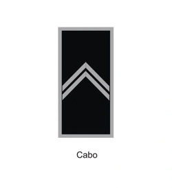 Divisa de Gola Cabo PM (Emborrachado)