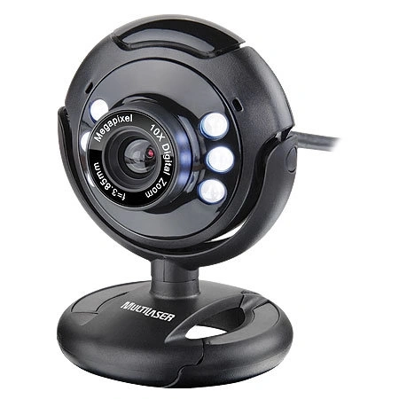 Webcam Multilaser Night Vision 16mp Interpolado - Wc045