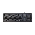 Teclado Com Fio Tf300 Design Slim Conexao Usb Cabo de 150cm Resistente Agua Preto Tc065