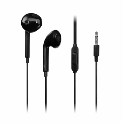 Fone de ouvido earbud preto PH354