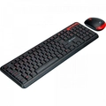 Kit Teclado + Mouse Sem Fio K-W100BK C3TECH