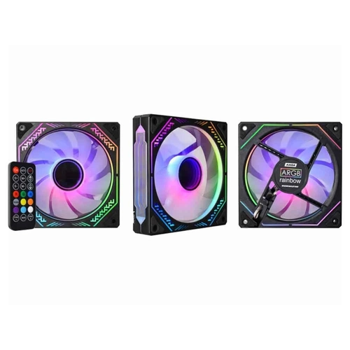 Kit 3 Coolers Gabinete K-mex Infinite Space AAQA ARGB 120MM - AAQAK136FTEAB