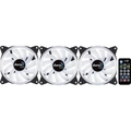 Kit Com 3 Coolers Aerocool Duo 12 Pro Argb + Hub + Controle