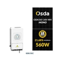 Gerador Edeltec Solar Hibrido Deye 9,52 Kwp Mon. 220v Fibrometal (8k/560w)