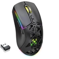 Mouse Gamer Sem Fio Fortrek Striker Air, 16.000 DPI, Recarregável, RGB, Preto, 76442