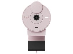 Webcam Logitech Brio 300, Full HD, Rosa - 960-001446