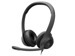 Headset Logitech H390 USB Preto - 981-000014