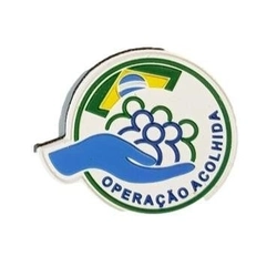 Brevê (Distintivo) Emborrachado Operação Acolhida (Colorido - Pequeno)