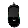 Mouse Gamer Pcyes Gaius 12400 DPI RGB 6 Botoes - Pmggbv