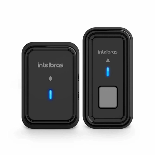 CAMPAINHA SEM FIO COM BATERIA CIB 101 PT - INTELBRAS