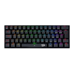 Teclado Mecânico Gamer Redragon Dragonborn Black RGB Switch Blue - K630RGB-1 Pt-Blue