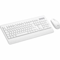 Kit Teclado e Mouse Sem Fio Lecoo - Kw202 Branco