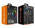 Kit Cooler Fan com 3 Unidades Cougar Vortex VK120 ARGB - 3MVK1203.0001