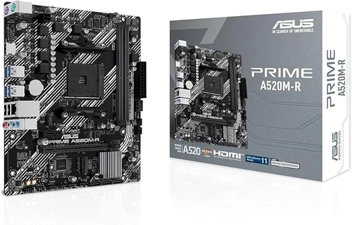 Placa-mãe AM4 Asus Prime A520m-r Ddr4 - 90mb1h60-m0eay0
