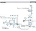 Sensor Fotoelétrico Npn T 5-24vcc Panasonic Pm-t45 Upmt45