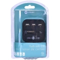 Hub Usb 2.0 Com Leitor de Cartão Sd, Micro Sd, Ms, M2 e Tf