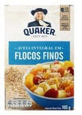 Aveia Integral Em Flocos Finos Quaker 165g