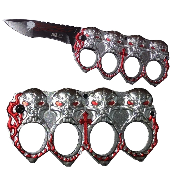 Canivete S. Inglês Caveira LuaTek (SLK-168)