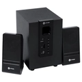 Caixa de Som 2.1 Groove 20w Subwoofer + 2 Caixas Satélite, Em Madeira - Com Bluetooth Fm e Controle Remoto - Cxgro20w