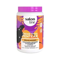 Salon Line Brilho Maximo Creme Para Pentear 1kg