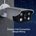 Camera Ip Cftv Poe Bullet Externa Colorida 3mp Vigi C330