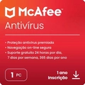 Antivírus Mcafee 1 Pc 1 Ano Windows Esd - Mab11bnr1