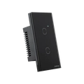 INTERRUPTOR SMART WI-FI TOUCH 2 TECLAS EWS 1002 PRETO