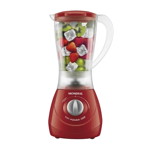 LIQUIDIFICADOR MONDIAL L-550 550W 2V 6802-02 PRETO 220 VOLTS