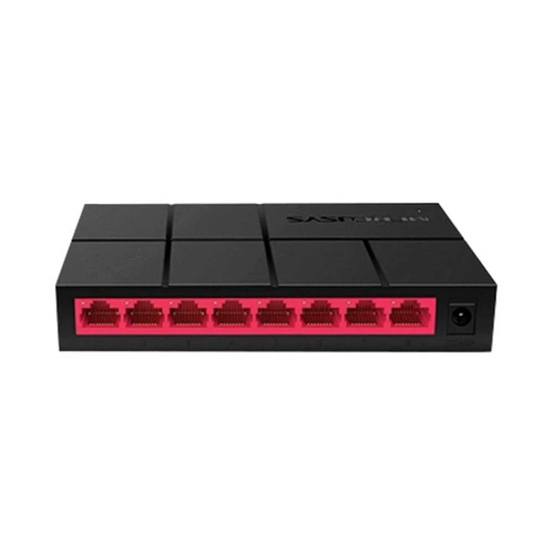 Switch Mercusys 08pt Gigabit de Mesa 10/100/1000Mbps Preto - MS108G