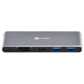 Docking Station Vinik SSD M.2 + Hub Usb-C Tipo-C 2 USB 3.0 + HDMI + Leitor de Cartão SD TF + Power Delivery (PD) 100W DSM-5C