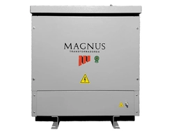 Transformador Trifásico Magnus 55kVA Isolador – Entrada 380V, Saída 220V, 37–50kW de Potência