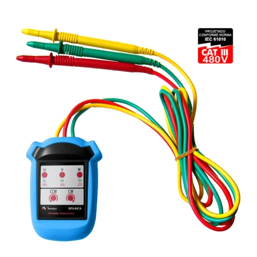 Indicador De Sequencia De Fase Minipa Mfa-841a