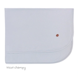 Manta com Forro Avulsa Tricot Azul Masculina – Cachorrinhos