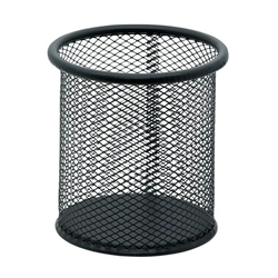 Porta Caneta Lápis Aramado Redondo Preto 506 TN Office